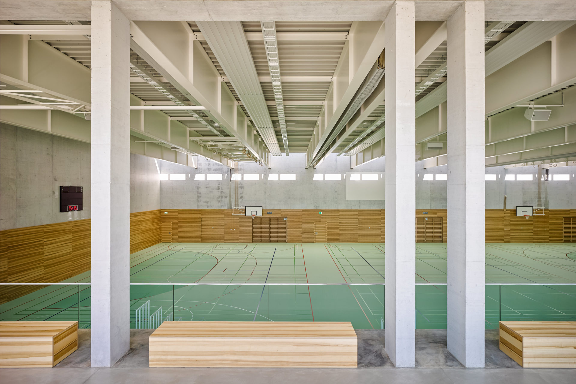 Neubau Sporthalle mit Schulräumen Möhlin  2016   Bild 7